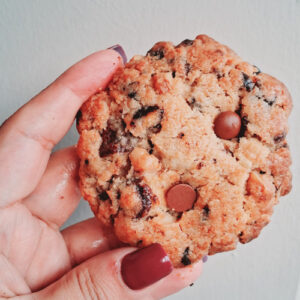 Triple Chocolate Chip Walnut Cookies